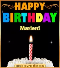 GIF GiF Happy Birthday Marleni